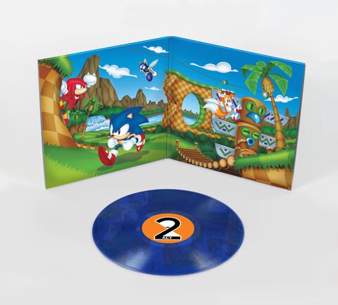 Vinyle Sonic Mania Translucent Blue